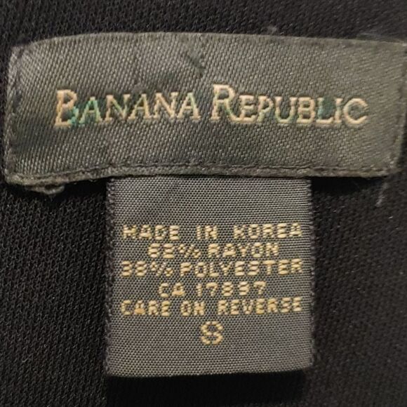 Banana Republic black maxi dress Sz S NWOT - Picture 5 of 5